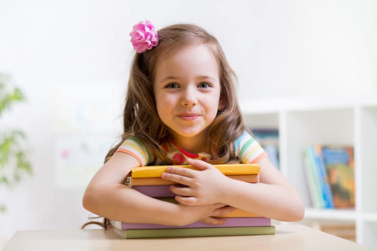 girl smiling