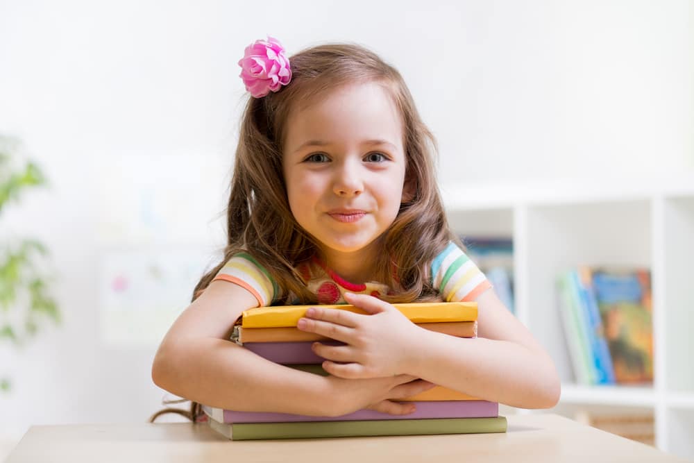 girl smiling